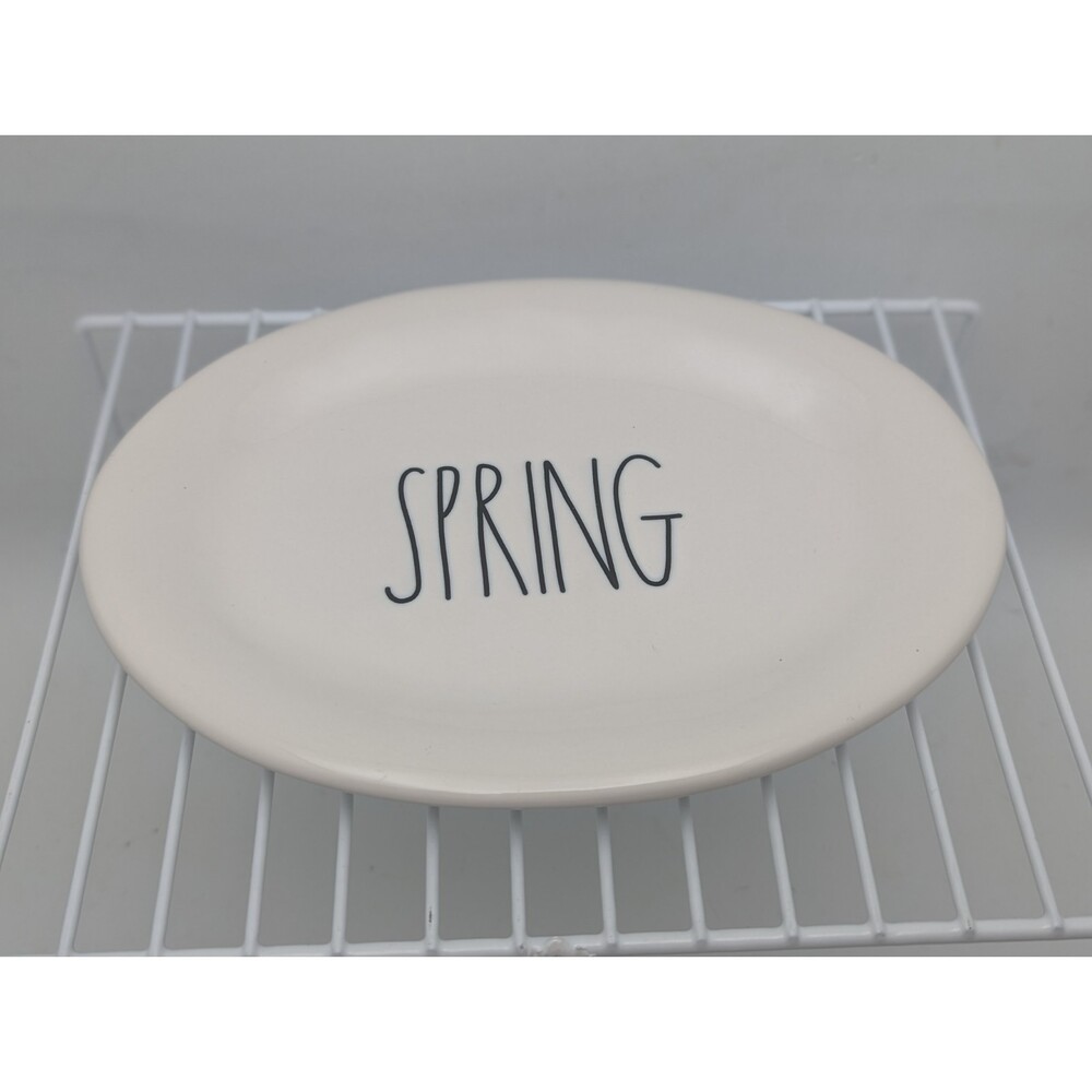 Rae Dunn Oval "SPRING" Plate